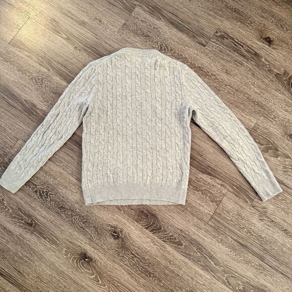 J. Crew 100% Cashmere Cable Sweater - Picture 8 of 8